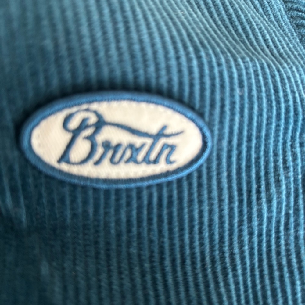 Brixton Utopia Jacket Women Sz  XS Indie Teal Corduroy Detroit Chore Full Zip - Picture 8 of 14
